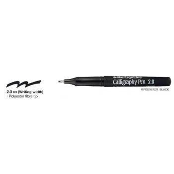Artline Ergoline 2mm Calligraphy Pen Black